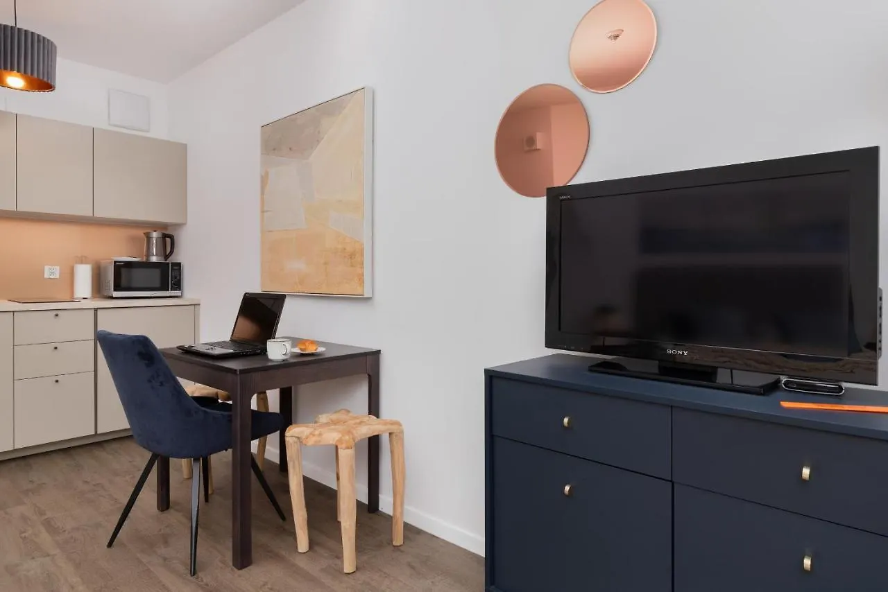 Slaska Studio With Parking & Gym Business District Gdansk By Noclegi Renters بولندا
